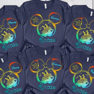 Disney Cruise 2026 Shirt,Disney Family Cruise 2026 Shirt,Personalized Disney Cruise Shirt,Disney Cruise Couple Tee,Disney Cruise Besties Tee