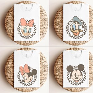 Disney Characters Shirt, Custom Disney Character Shirt, Vintage Disney Character Shirt, Mickey and Friends Shirt, Disney Family Shirt