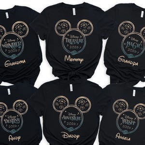 Disney Cruise 2026 Shirt, Disney Shirt, Disney Cruise Line Fleet – Adventure, Magic, Wonder, Dream, Fantasy, Wish, Treasure, Destiny