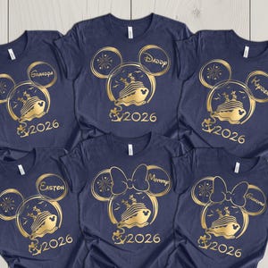 Disney Cruise 2026 Shirt,Disney Family Cruise Shirt,Personalized Disney Cruise Shirt,Disney Cruise Couple Tee,Disney Cruise Besties Tee image 1