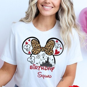 Disney Birthday Party Shirt, Disney Birthday Girl Shirt, Disney Birthday Squad Shirt, Disney Birthday Boy Shirt, Personalized Birthday Shirt