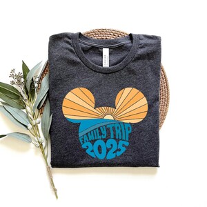 2025 Disney Family Trip Shirt, 2025 Disney Family Vacation Shirt, Custom Disney Family Trip, Disneyland Family Trip Shirt, Disney Trip Shirt image 7