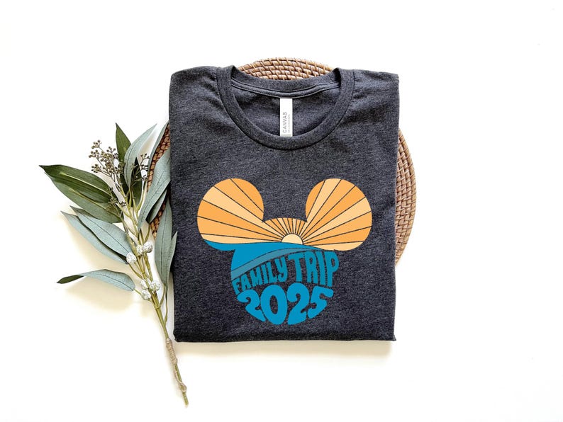 2025 Disney Family Trip Shirt, 2025 Disney Family Vacation Shirt, Custom Disney Family Trip, Disneyland Family Trip Shirt, Disney Trip Shirt image 7