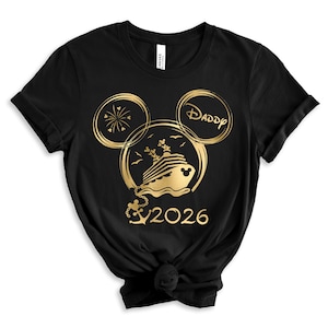 Disney Cruise 2026 Shirt,Disney Family Cruise Shirt,Personalized Disney Cruise Shirt,Disney Cruise Couple Tee,Disney Cruise Besties Tee image 5