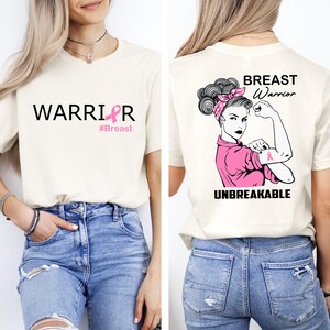 Breast Cancer Support Squad Shirt: Pink Ribbon Warrior Tee