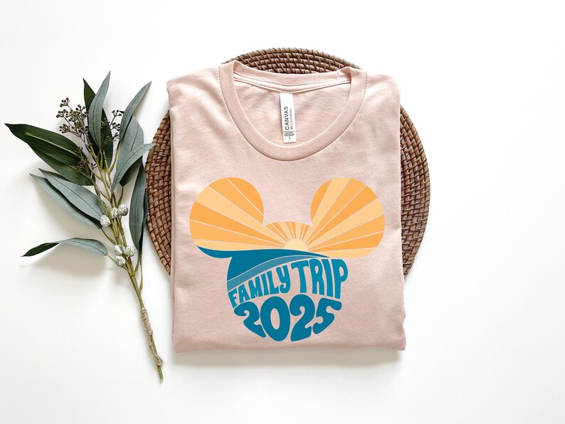 2025 Disney Family Trip Shirt, 2025 Disney Family Vacation Shirt, Custom Disney Family Trip, Disneyland Family Trip Shirt, Disney Trip Shirt image 6