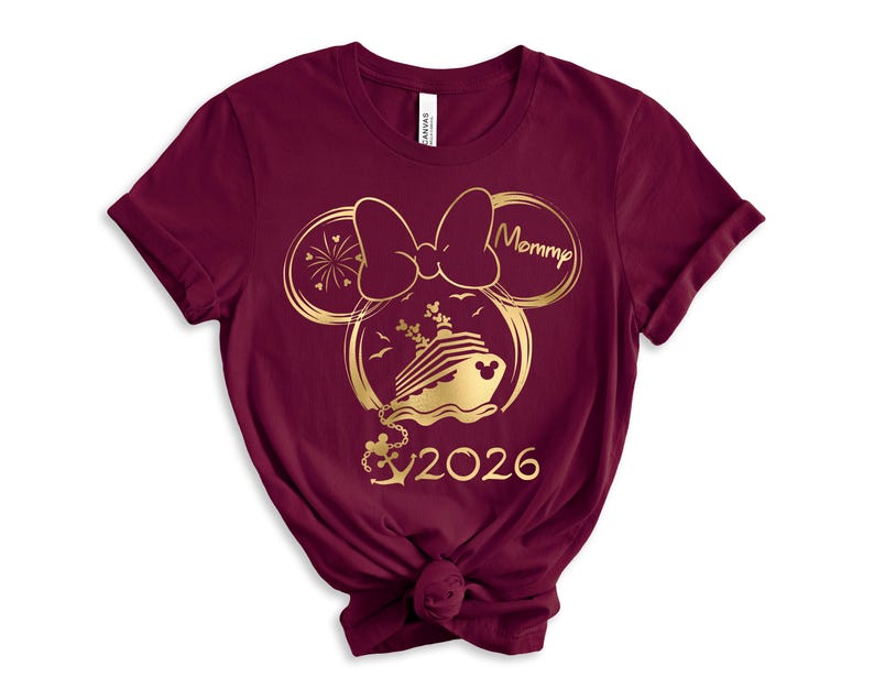 Disney Cruise 2026 Shirt,Disney Family Cruise Shirt,Personalized Disney Cruise Shirt,Disney Cruise Couple Tee,Disney Cruise Besties Tee image 3