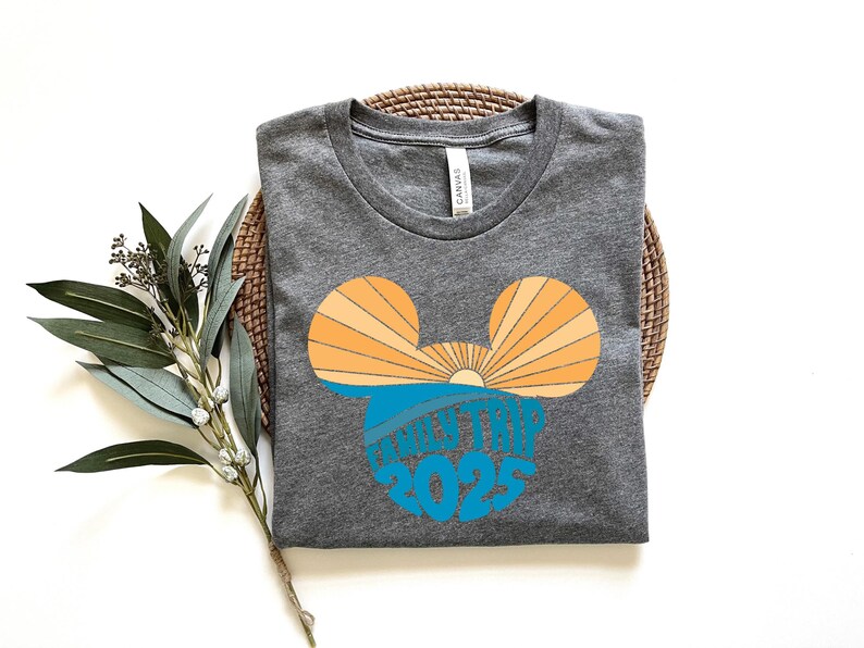 2025 Disney Family Trip Shirt, 2025 Disney Family Vacation Shirt, Custom Disney Family Trip, Disneyland Family Trip Shirt, Disney Trip Shirt image 8