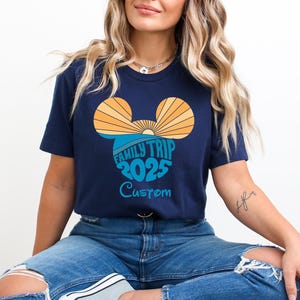 2025 Disney Family Trip Shirt, 2025 Disney Family Vacation Shirt, Custom Disney Family Trip, Disneyland Family Trip Shirt, Disney Trip Shirt image 3