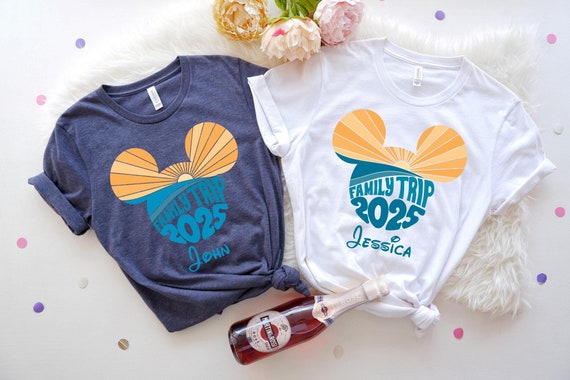 2025 Disney Family Trip Shirt, 2025 Disney Family Vacation Shirt, Custom Disney Family Trip, Disneyland Family Trip Shirt, Disney Trip Shirt