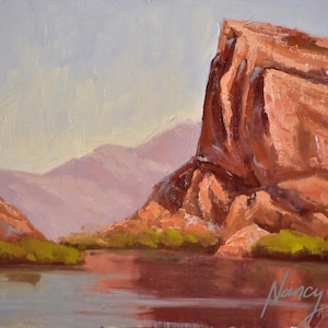 Morning Along the Colorado - Original Oil Painting