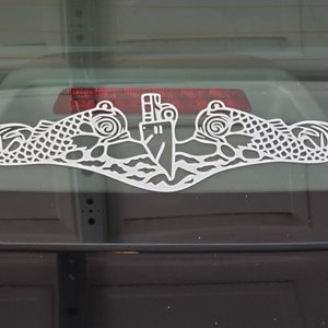 Submarine Dolphin Insignia Decal