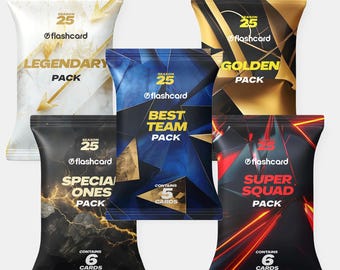 Collectible Soccer Cards Mega Bundle – FC25, 5 Packs