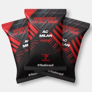Milan Legends - Größtes aller Zeit Pack: Packs für Fußball-Sammler, FC Pack, Fußball-Pack, Geschenke für Jungen-Mädchen, Fußballfans