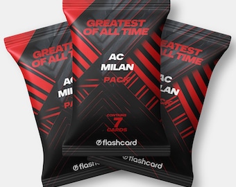 AC Milan Legends Card Pack – Greatest of All Time, Football Gift