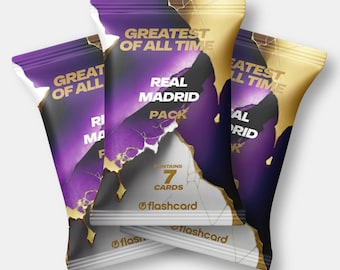 Real Madrid Legends Card Set – Football Collectors Gift