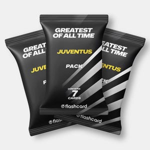 Juventus Legends - Größte aller Zeit Pack: Packs für Fußball-Sammler, FC Pack, Fußball-Pack, Geschenke für Jungen-Mädchen, Fußball-Fans