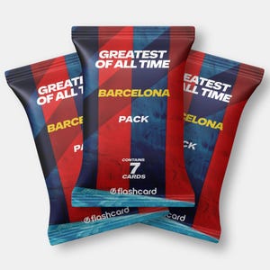 Pack de collection Barcelona Legends Football - Les meilleures cartes de football de tous les temps, des cadeaux pour garçons, filles et fans de football