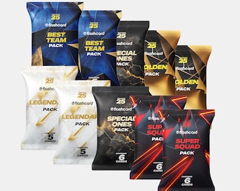 Football Cards Mega Bundle: 10 Soccer Card Packs, FC 25
