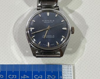 Vintage Kienzle Selecta Hand-wound Men's Wristwatch Mechanical 17