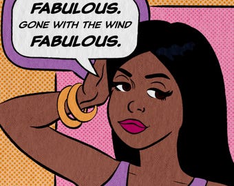 Kenya Moore Art Print | Real Housewives Bravo TV Artwork