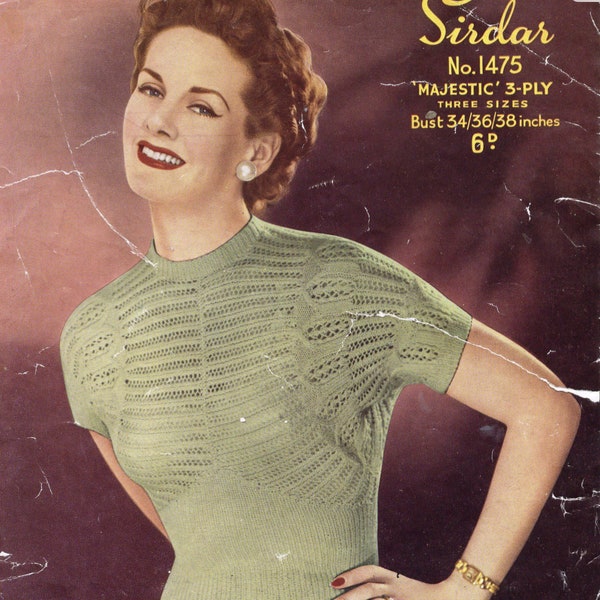 PDF Sirdar 1475 Damski sweter