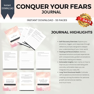 Inner Child Healing Journal: Guided Self Care Planner and Workbook, Wellbeing Journal, Self Care Gift, Digital Planner, shadow work, self help