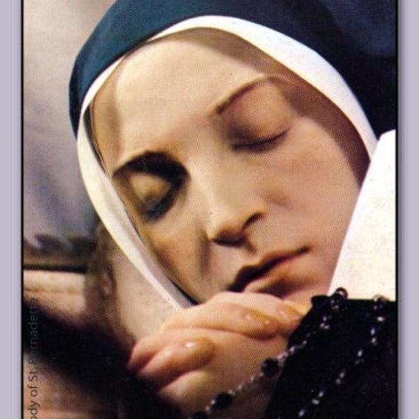 Prayer Cards Of Female Saints - St. Bernadette, St. Joan of Arc, St. Rita, St. Therese Novena, St. Teresa of Calcutta Prayer Card