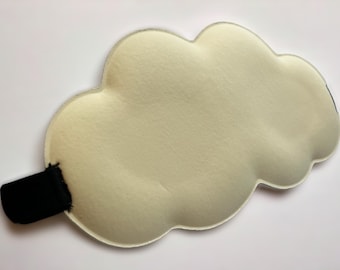 Erstellen Sie Ihre eigene Geschenkbox: Verstellbare Riemen-Wolkenform-Augenmaske zum Schlafen - Bequeme und entspannende Schlafmaske