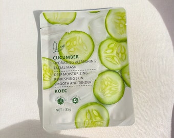 Create Your Own Gift Box Collection: Aloe-Infused Cucumber Hydrating Facial Mask for all Skin Types