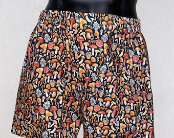 Bóxers de algodón con estampado de setas II