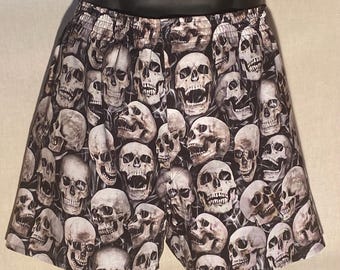 Calzoncillos bóxer de algodón SKULLS II