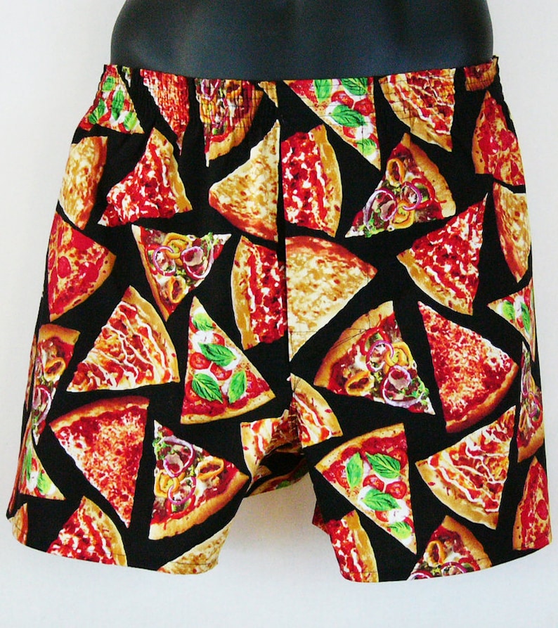 PIZZA cotton boxers Etsy