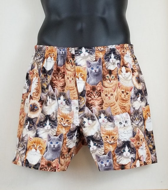 shorts with cats on them