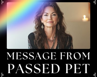 Przeczytane zwierzę Tęczowy Most Komunikator ze zwierzętami Medium psychiczne Zmarły Umarły Strata Duszy Porozmawiaj ze swoim zwierzęciem Wiadomość Smutek Tarot Wiadomość