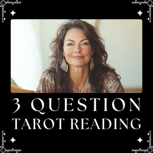 Tarotlezen hetzelfde uur 3 vragen Gedetailleerde paranormale lezing Snelle levering Noodgeval Liefde Carrière Toekomst Algemene begeleiding Drie vragen