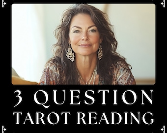 Czytanie Tarota w tej samej godzinie, 3 pytania, szczegółowe czytanie psychiczne, szybka dostawa, nagły wypadek, miłość, kariera, przyszłość, ogólne wskazówki, trzy pytania