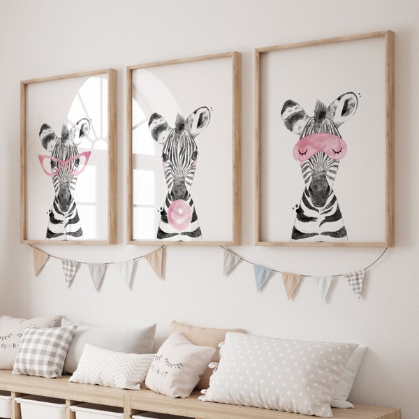 Zebra Room Decor Etsy