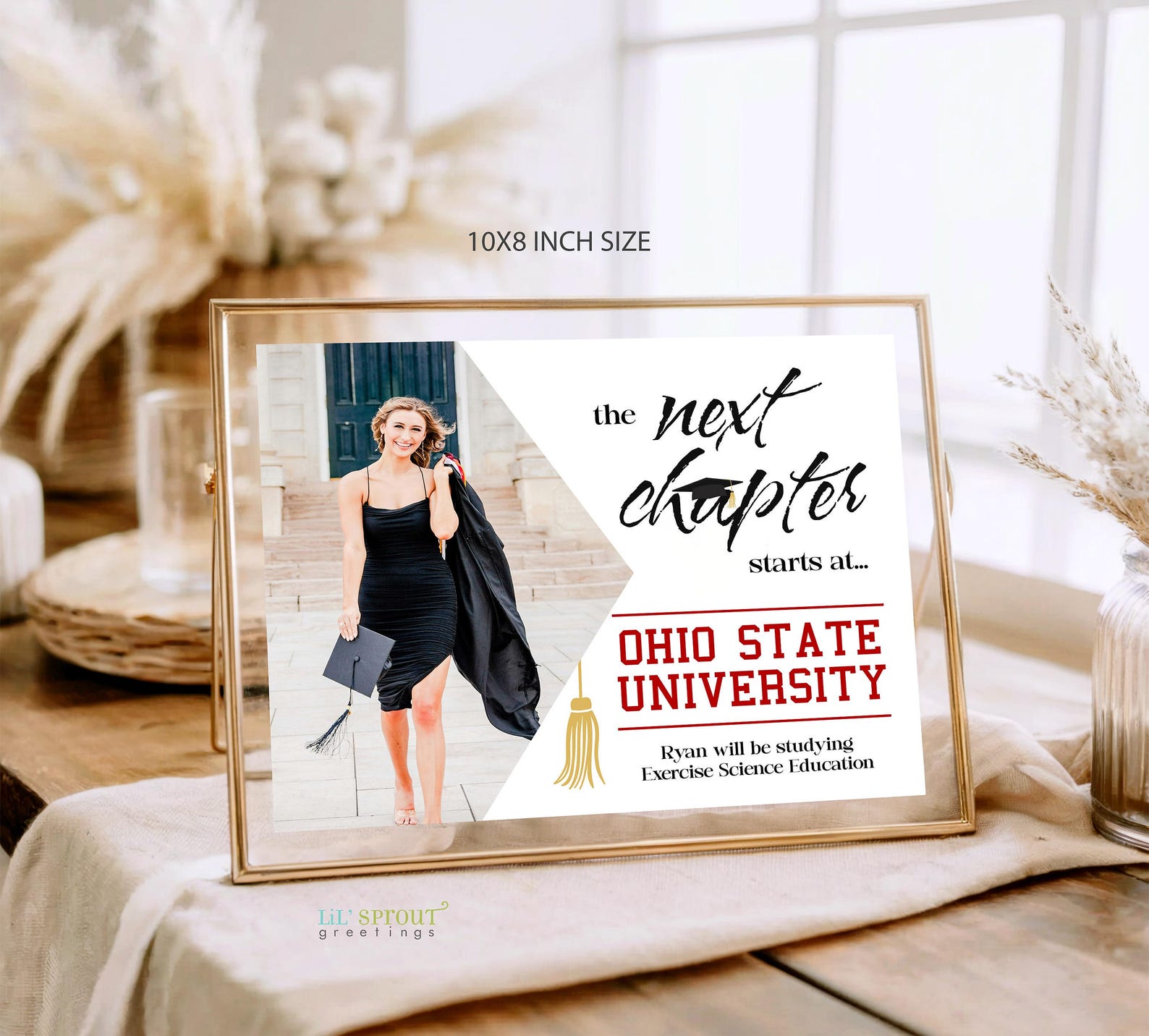 Graduation Next Chapter Printable Sign With Photo, 6 Sizes Included ...
