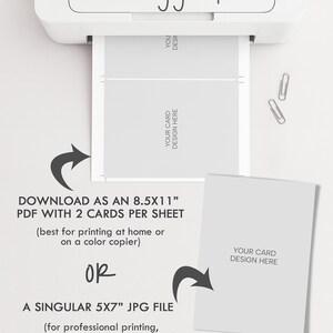 Senior Boy 2026 Graduation Announcement, 5x7 Modern Grad Invite Template for Corjl, Editable Online, Download & Print or Send Digitally image 8