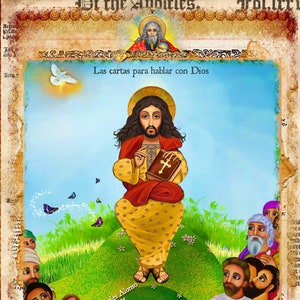 Deck of 80 Cards, Case and Manual of the Biblical Tarot of Marseille. The Cards to Talk to God. Spanish language.