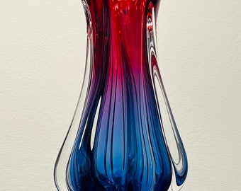 Glass vase - Josef Hospodka