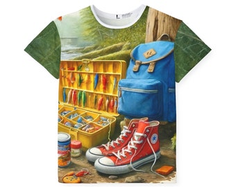 Kinder Angeln Abenteuer Shirt