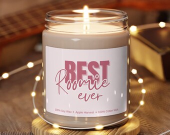 Best Roomie Ever Scented Soy Candle, Roommate Gift
