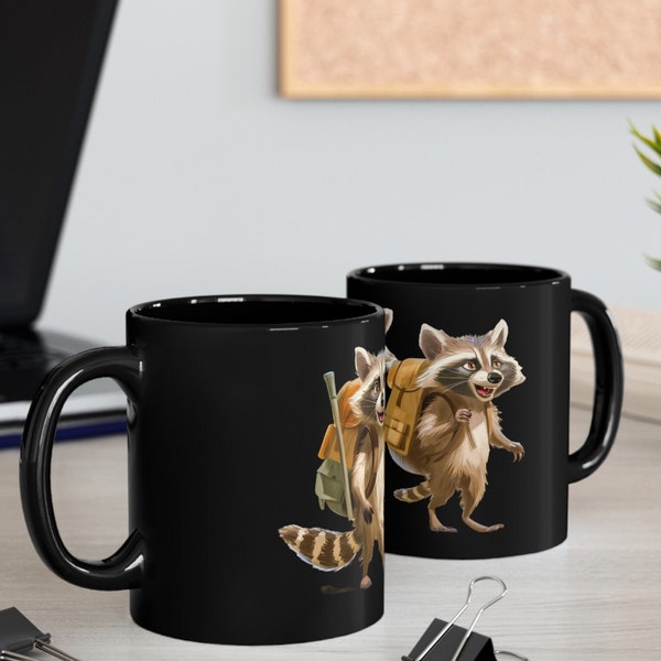 Backpacking Raccoons Mug