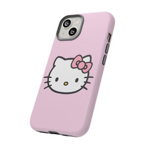 pink Hello Kitty Phone Case | Tough Case, Pink Cute Kawaii image 9