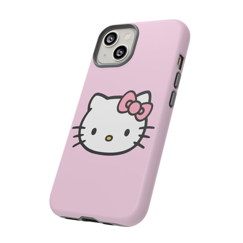pink Hello Kitty Phone Case | Tough Case, Pink Cute Kawaii image 9