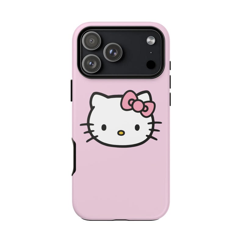 pink Hello Kitty Phone Case | Tough Case, Pink Cute Kawaii image 8