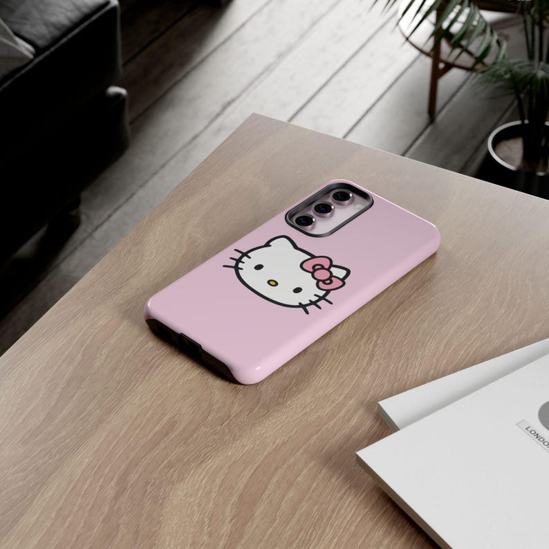 pink Hello Kitty Phone Case | Tough Case, Pink Cute Kawaii image 7