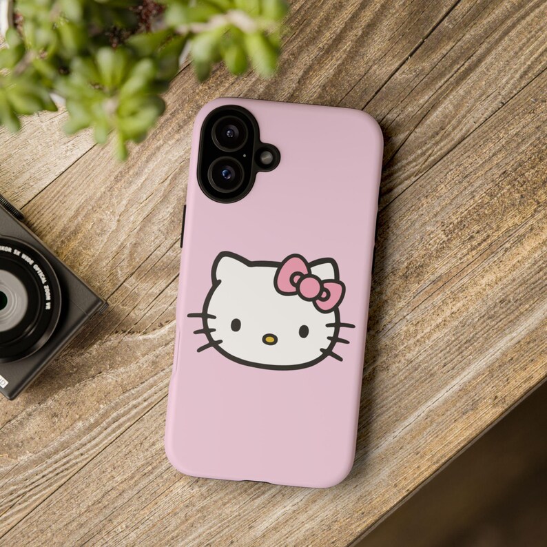 pink Hello Kitty Phone Case | Tough Case, Pink Cute Kawaii image 4